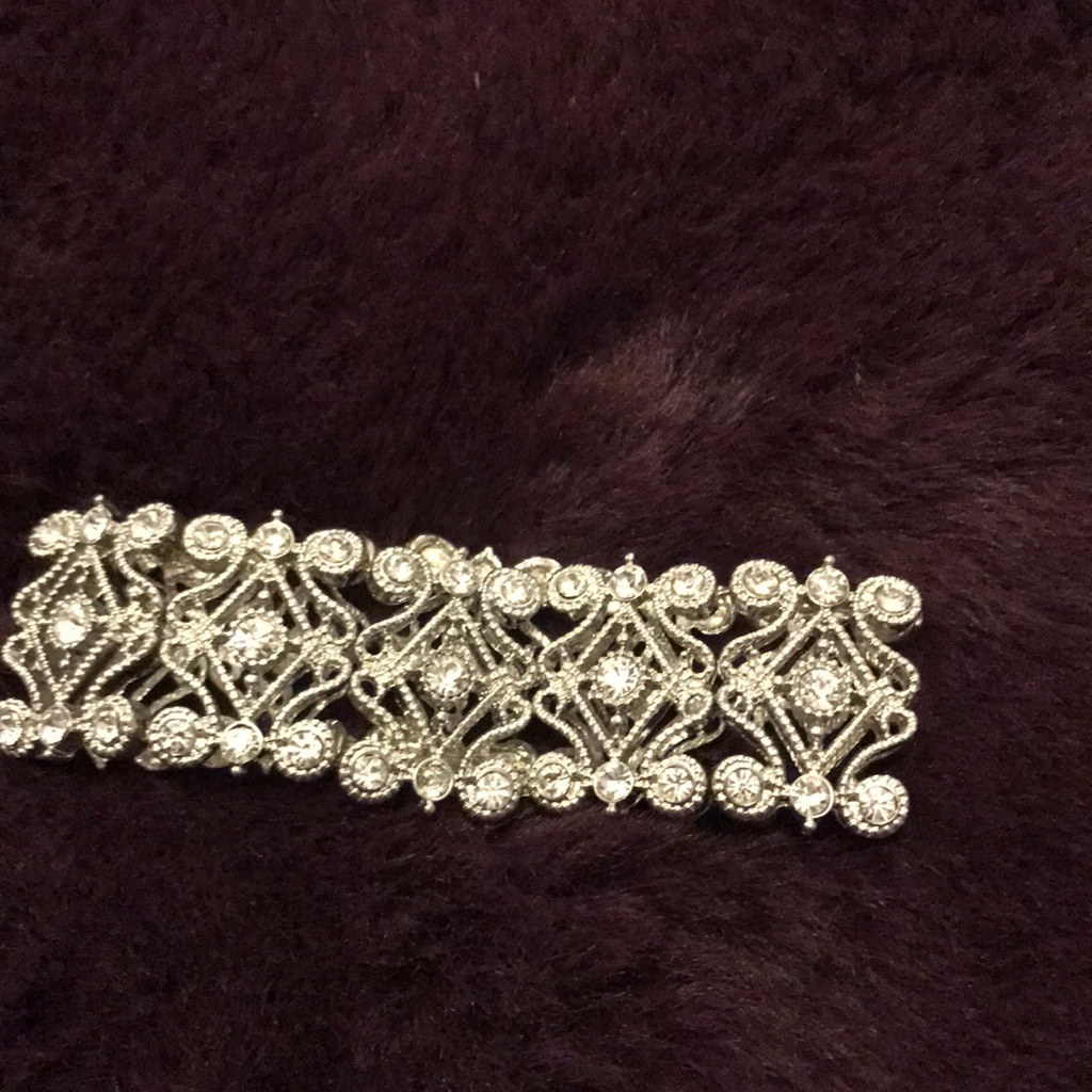 Diamond With Silver Bracelet